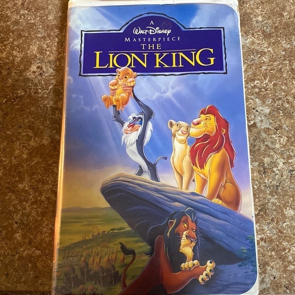 Lion King. Walt Disney Masterpiece Series. Disney’s Classic Film Rare #2977 VHS